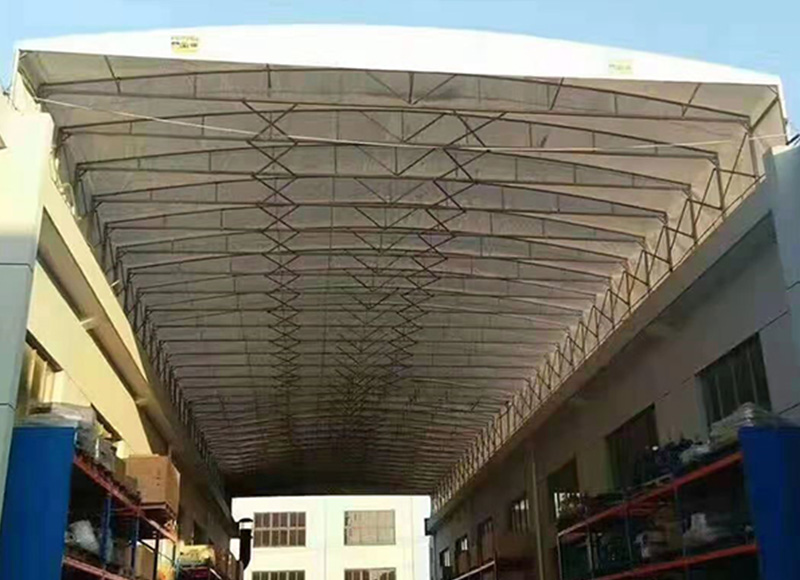 可移动式推拉遮阳篷